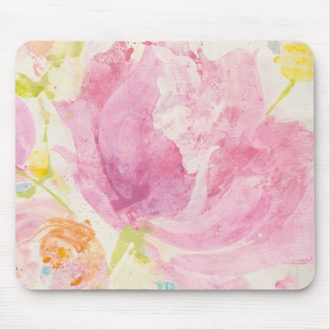Spring Abstract Florals Mouse Pad (Front)
