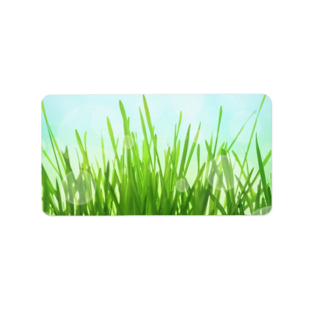 Spring Abstract Nature Background Label (Front)