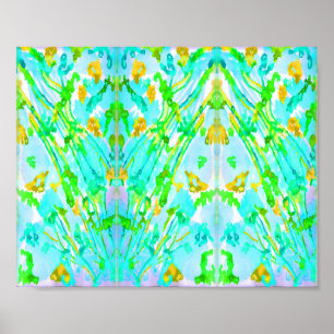 "Spring" Abstract Watercolor Poster Print
