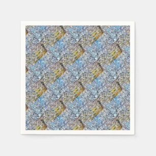 Spring Almond Blossom Pointillism Artwork Napkin