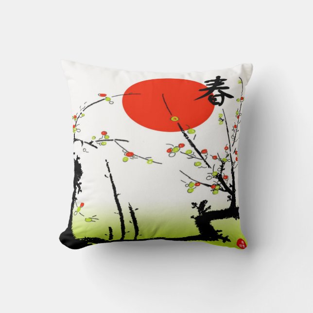 Spring American MoJo Pillow (Front)