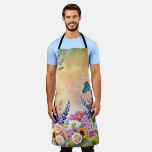 Spring and Summer Blooming Florals Apron