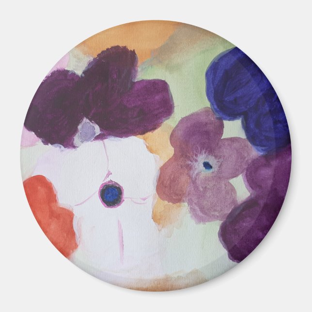 Spring Anemones Magnet (Front)