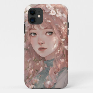 Spring Anime Girl  iPhone 11 Case