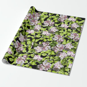 Spring Apple Blossom Gift Wrap Roll