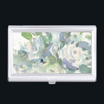 Spring Arrangement - Watercolor Bouquet Business Card Holder<br><div class="desc">Spring Arrangement II by Samuel Dixon. Features a bouquet of watercolor flowers in a very muted colour palette.</div>