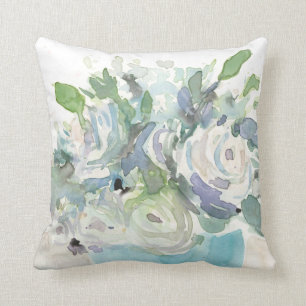 Spring Arrangement - Watercolor Bouquet Cushion