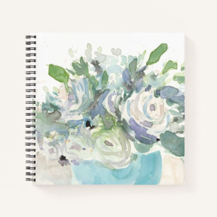 Spring Arrangement - Watercolor Bouquet Notebook