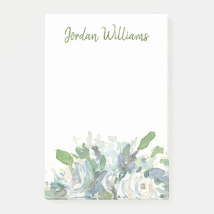 Spring Arrangement - Watercolor Bouquet Post-it Notes