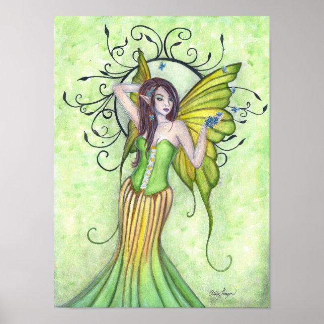 Spring Arrival Fairy Art Print (Front)