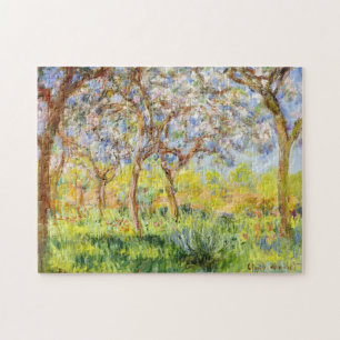 Spring at Giverny Monet Fine Art Jigsaw Puzzle