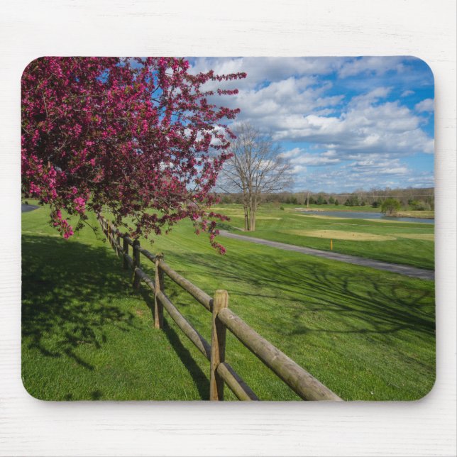 Spring At Rivercut Mouse Pad (Front)