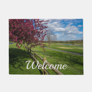 Spring At Rivercut Welcome Doormat