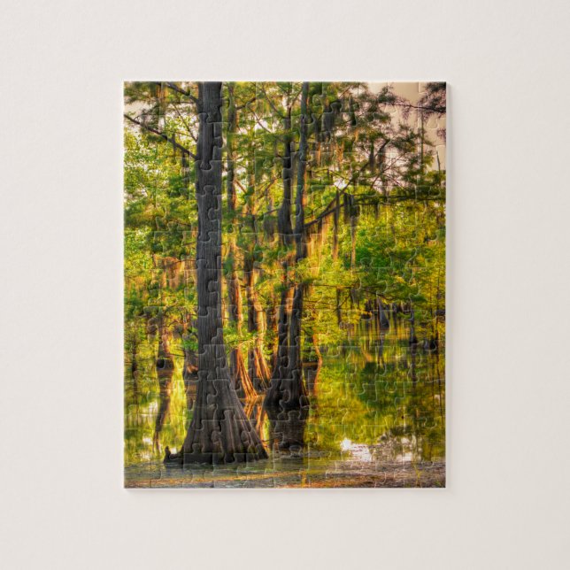 Spring At The Bayou Jigsaw Puzzle (Vertical)