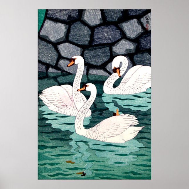 Spring At The Moat Kasamatsu Shiro 1957 Poster (Front)