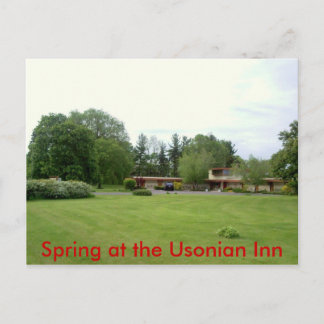 Spring at the Usonian Inn Postcard