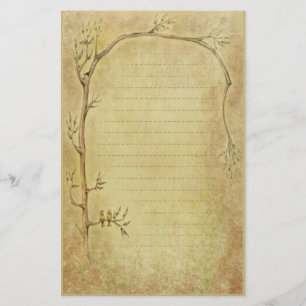 Spring Awakening - Tan Stationery