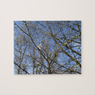 Spring awakening , wild cherry bloom jigsaw puzzle