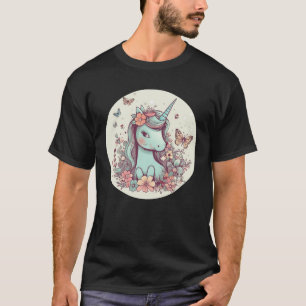 Spring Awakening with Unicorn and Butterfly T-Shirt