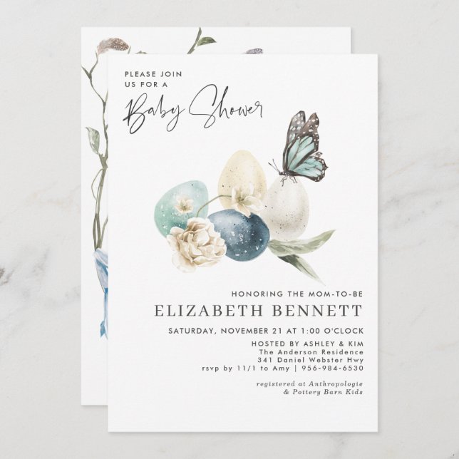 Spring Baby | Easter Baby Shower (Front/Back)