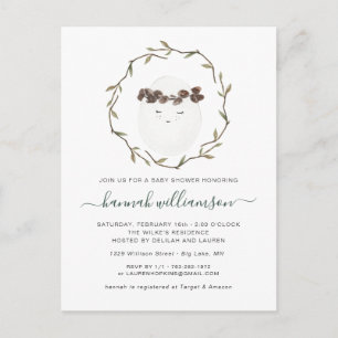 Spring Baby   Easter Baby Shower Invitation Postcard