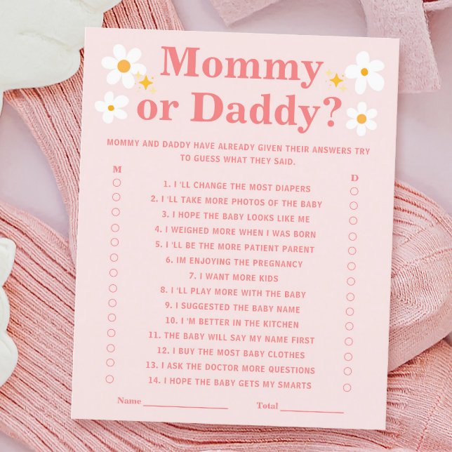 Spring Baby in Bloom Baby Shower Guess Who Game (Creator Uploaded)