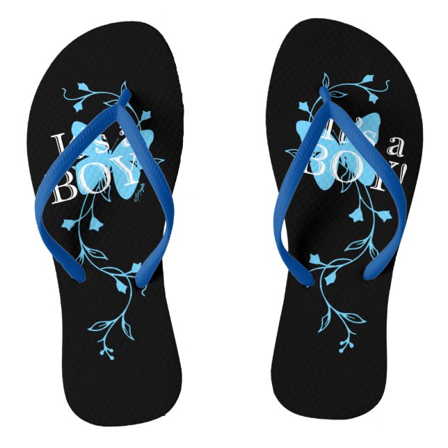 Spring Baby It's A Boy Thongs (Footbed)