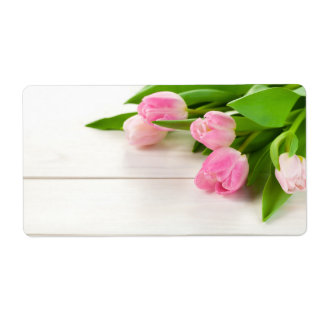 Spring Background with Tulip Flowers