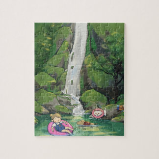 spring bath jigsaw puzzle
