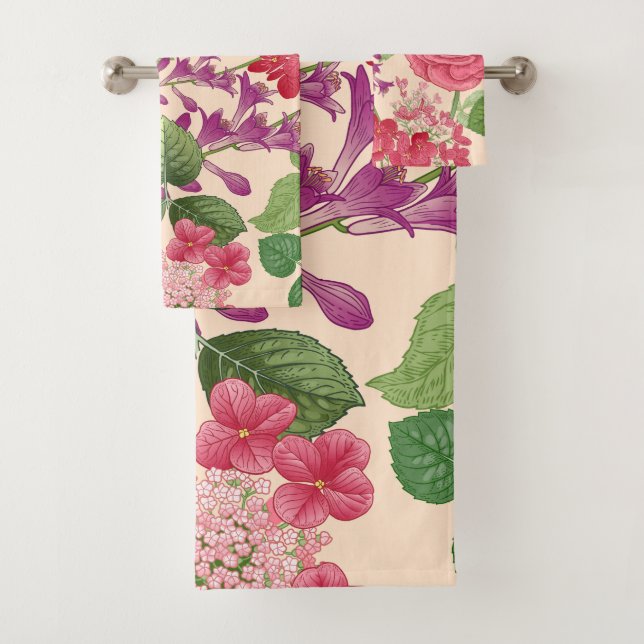 spring bath towel set (Insitu)