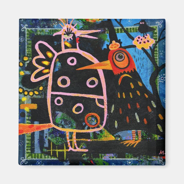 spring bazaar magnet (Front)