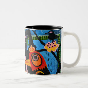 spring bazaar Two-Tone coffee mug