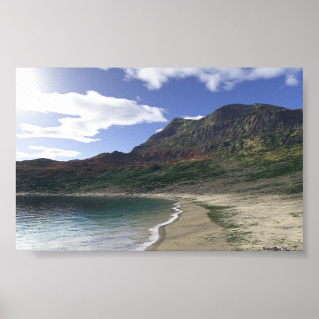 Spring Beach Poster (Front)