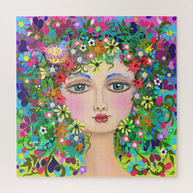 Spring | Beautiful Face Jigsaw Puzzle (Vertical)