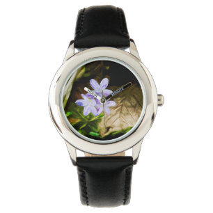Spring Beauty a Wildflower Abstract Impressionism Watch