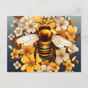 SPRING BEE POSTCARD