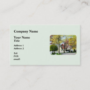 Spring Begins in the Suburbs Business Card