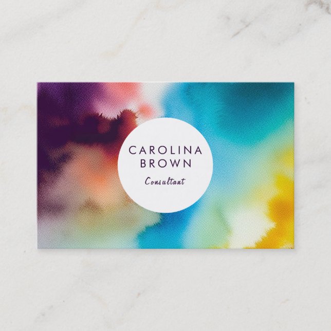 Spring Begins Professional Business Card (Front)