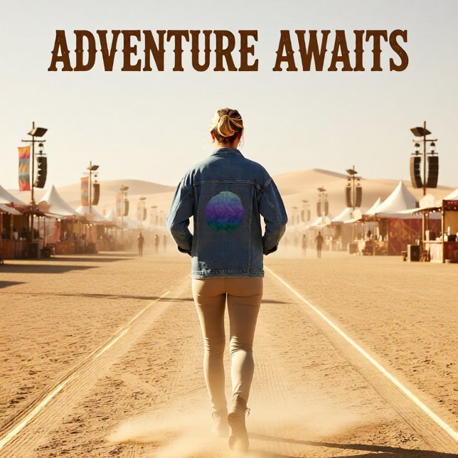 Spring Beneath the Sky Denim Jacket (Creator Uploaded)