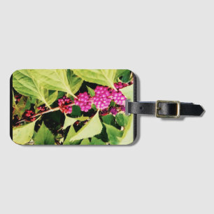 Spring berries luggage tag