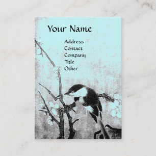 SPRING BIRD ,black blue,grey Business Card