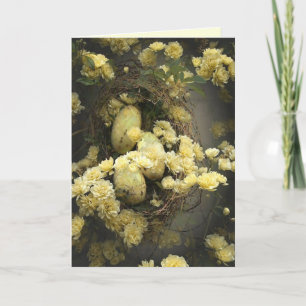 Spring Bird Nest Greeting Card