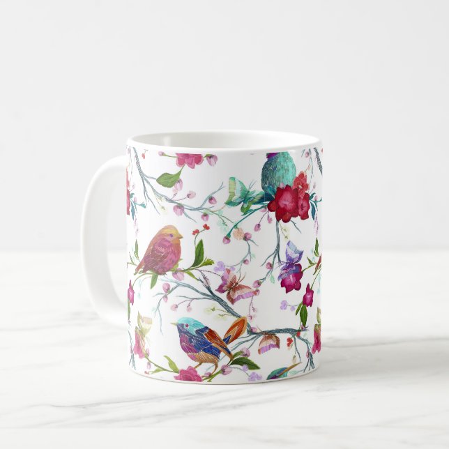 Spring Birds Coffee Mug (Front Left)