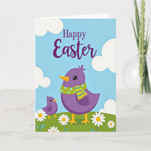 Spring Birds Easter Wish Card