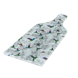 Spring Birds - Hummingbird - Choose/Add Your Colou Cutting Board