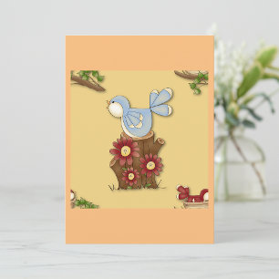 Spring Birds Invitation