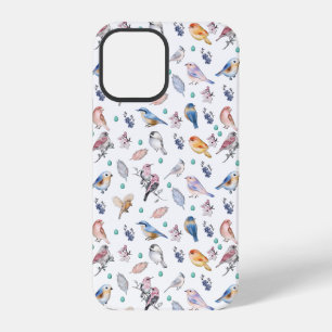 Spring Birds Pattern iPhone 12 Pro Case