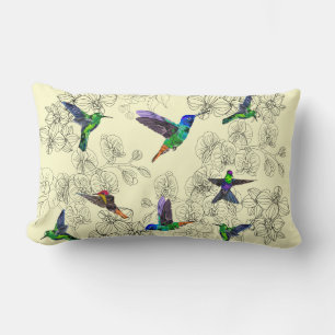 Spring Birds Pillow Hummingbird - Your Colours