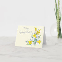 Spring Birthday with Jonquils