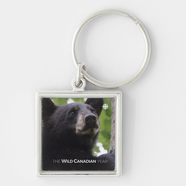 Spring - Black Bear Key Ring (Front)